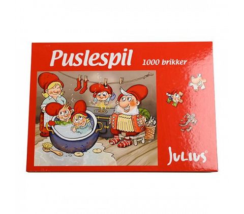 Pussel, 1000 bitar julbad, Julius,