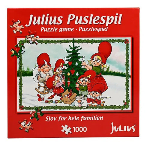 Pussel, 1000 bitars, Julgran, Julius,