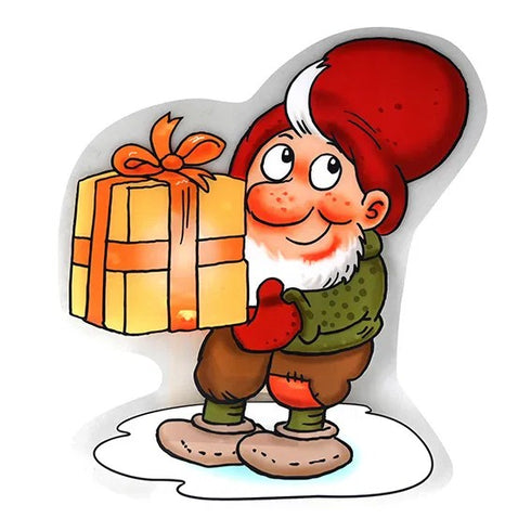 Fönsterdekaler med LED, Julius, H 25cm