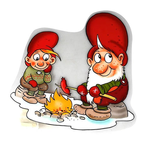 Fönsterdekaler med LED, Julius, H 23cm