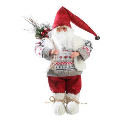 Jultomte stående, H 54cm, Röd