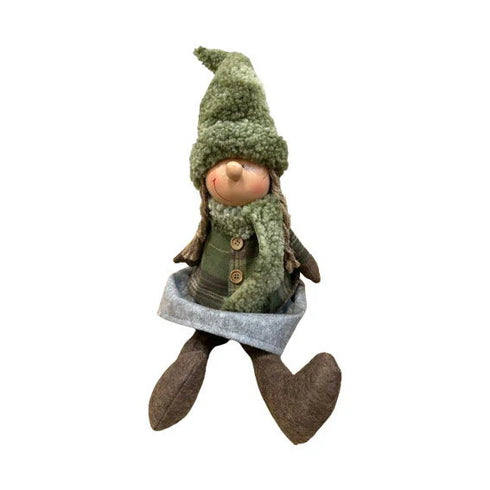 Tomteflicka, H 55cm, Grön