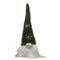 Tomte, grön luva med snöflinga, H 30cm,