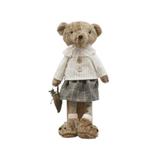 Christmas bear girl, for decoration H 46cm