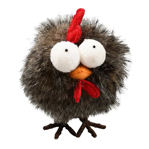 Kyckling, H 18cm, B 12cm, Svart, Easter chick