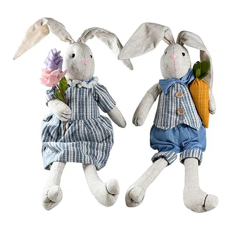 Påskhare, H 47cm, 2ass, Vit