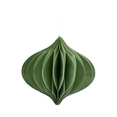 Kula, H10cm, Papper, Grön