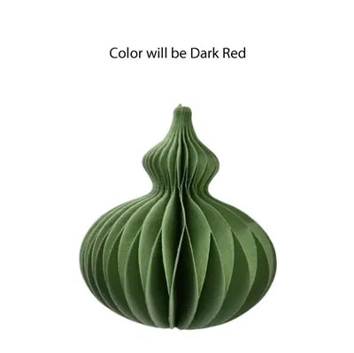 Klot, H10cm, Papper, Röd