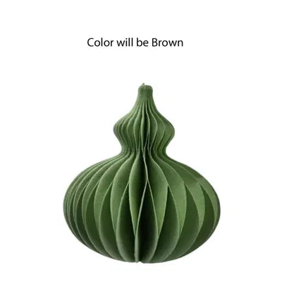 Klot, H10cm, Papper, Brun