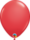 11" RND QX LATEX PLAIN 025CT RED