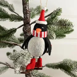 Pingvin H16cm, Ull/Polyester, Svart