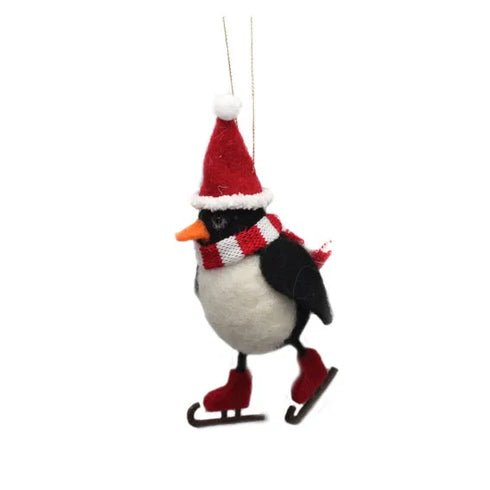 Pingvin H16cm, Ull/Polyester, Svart