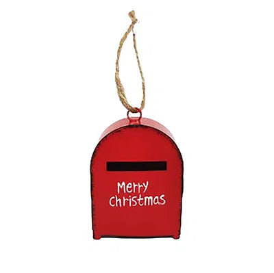 Postlåda, H6,2cm, Metall, Röd