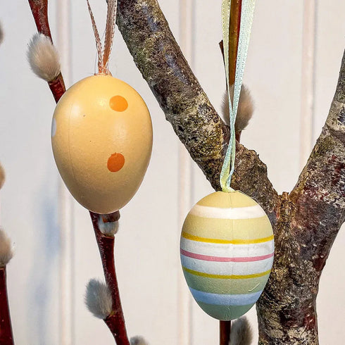 Påskägg, H 4cm, Dia. 3cm, 12/påse,