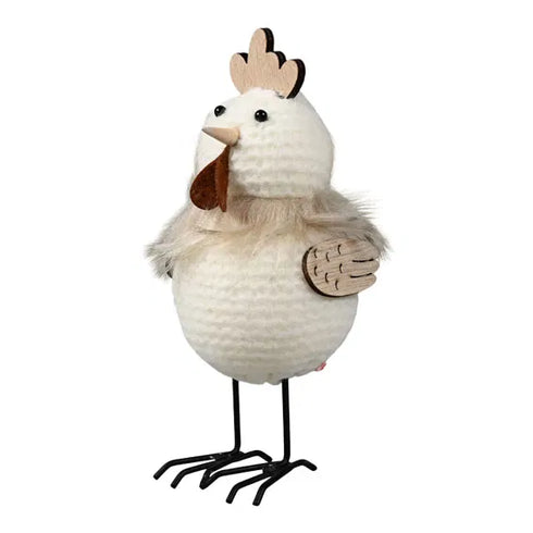 Kyckling, H 18,5 cm, B 10 cm, D 7 cm, Brun