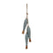 Decorative Fish for Hanging, H34cm, Wood, Natural/Blue