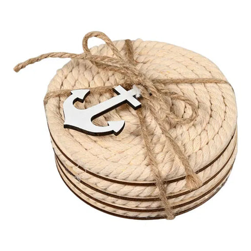 Coaster, H4xW10xD10cm, Natural