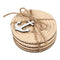 Coaster, H4xW10xD10cm, Natural