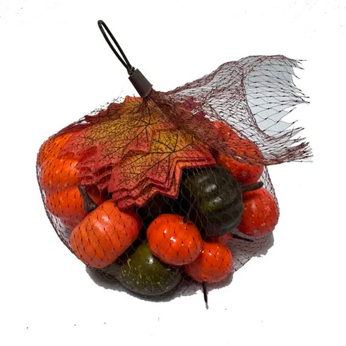 Halloweendekoration pumpor 16/påse