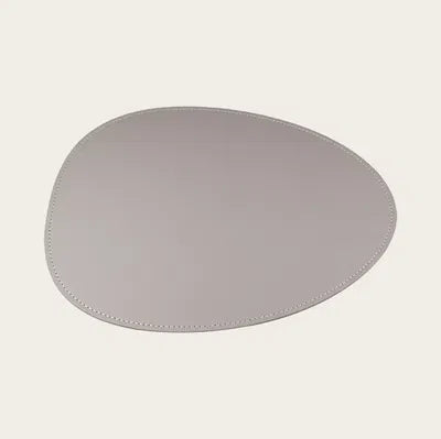 Bordstablett, H 42cm, Konstläder, Grå