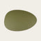 Placemat, H 42cm, Faux leather, Olive green