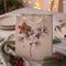 Presentpåse, Julstjärna, H 24cm,