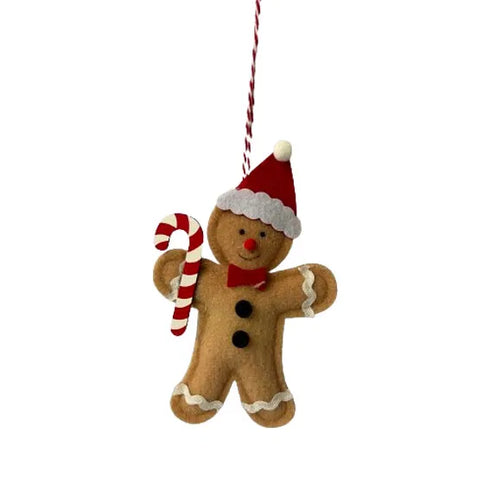 Julkula - Pepparkaksgubbe att hänga i julgranen, 18,5xW11,5cm