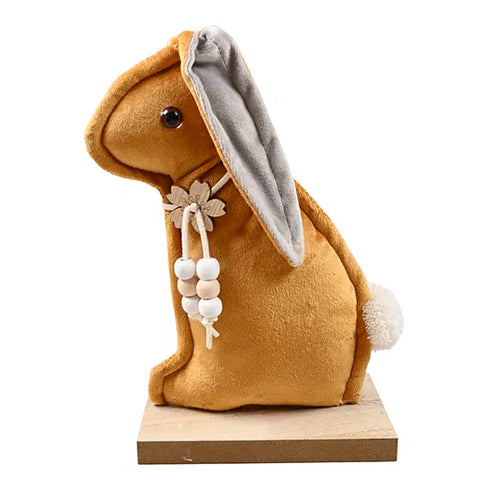 Påskhare, H 20cm, B 12cm, D 6cm, Gul