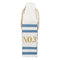 Wooden hanging figure, H20cm, White/blue