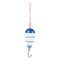 Fishing Hook - Hanging Decoration, H11cm, Blue & White