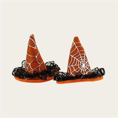 Halloween hårspänne Häxhatt 2-set