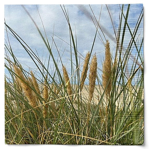 Servetter, 3-lags, Grön/Blå, Sanddyna