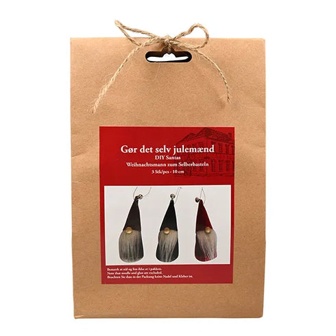 Gör-det-själv-set, Jultomtar att hänga, H 10cm