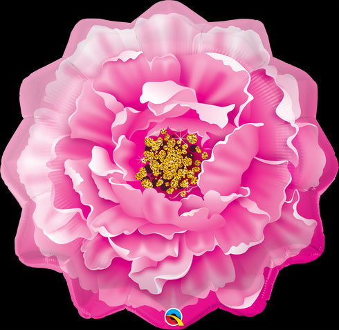 33" SHAPE QX FOIL PRINT 001CT PINK PEONY