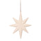 Stjärna, liten, H12cm, Plast, Vit
