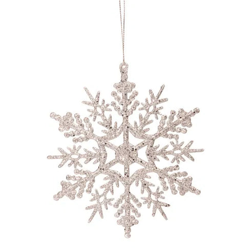 Snöflinga, H 14,5cm, B 14,5cm, Champagne