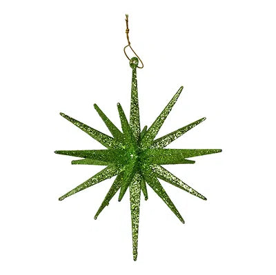 Stjärna, Dia15cm, Plast, Grön