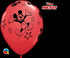 12" RND LIC LATEX RED 006CT DNJR MICKEY MOUSE
