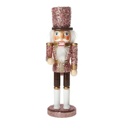 Nötknäppare, H25,5cm Trä, Rosa