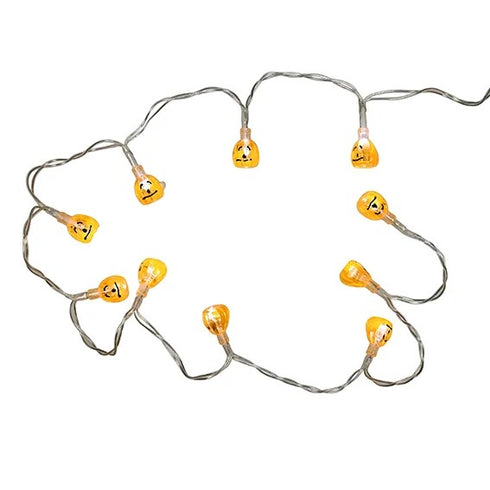 Halloween ljuskedja LED, pumpor, 10 st