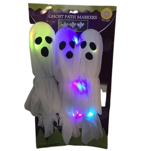 Halloweenspöken med LED H52cm