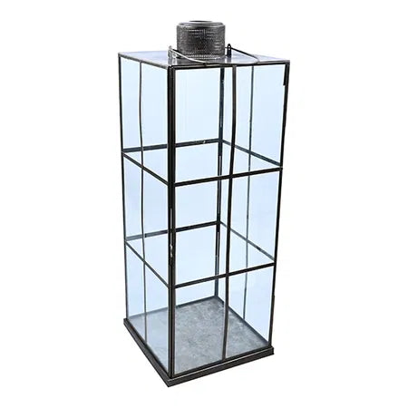 Lykta, stor, H58xB20,5xD20,5cm