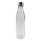 Flaska, med lock av metall. 1000 ml m. silver