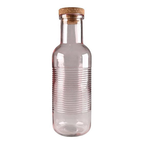 Flaska, med korklock , 28xDia8,7cm Rosa - 700ml