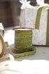 Presentband i sammet, 10m, Dusty Green