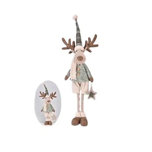 Ren med teleskopben, pojke, H 82cm, Grön