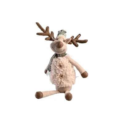 Ren, H56cm, Polyester, Beige