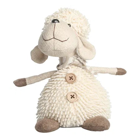 Får, H 25cm, B 13cm, Kräm