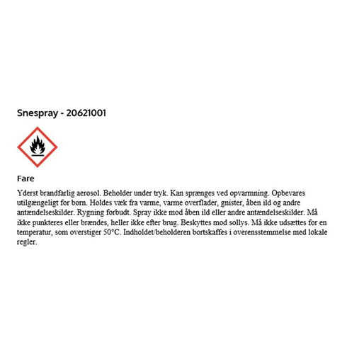 Snöspray, 160 ml, H 16 cm