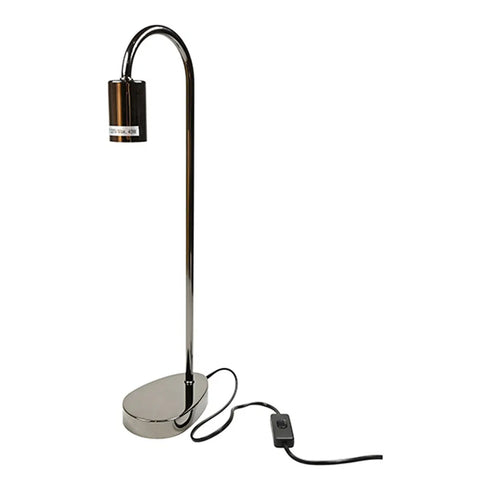 Lampa, bord stående, böjd,